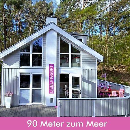 Pink Und Meer - Meerblick, Sauna, Kamin & Whirlpool Baabe Eksteriør billede