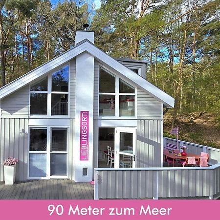Pink Und Meer - Meerblick, Sauna, Kamin & Whirlpool Baabe Eksteriør billede