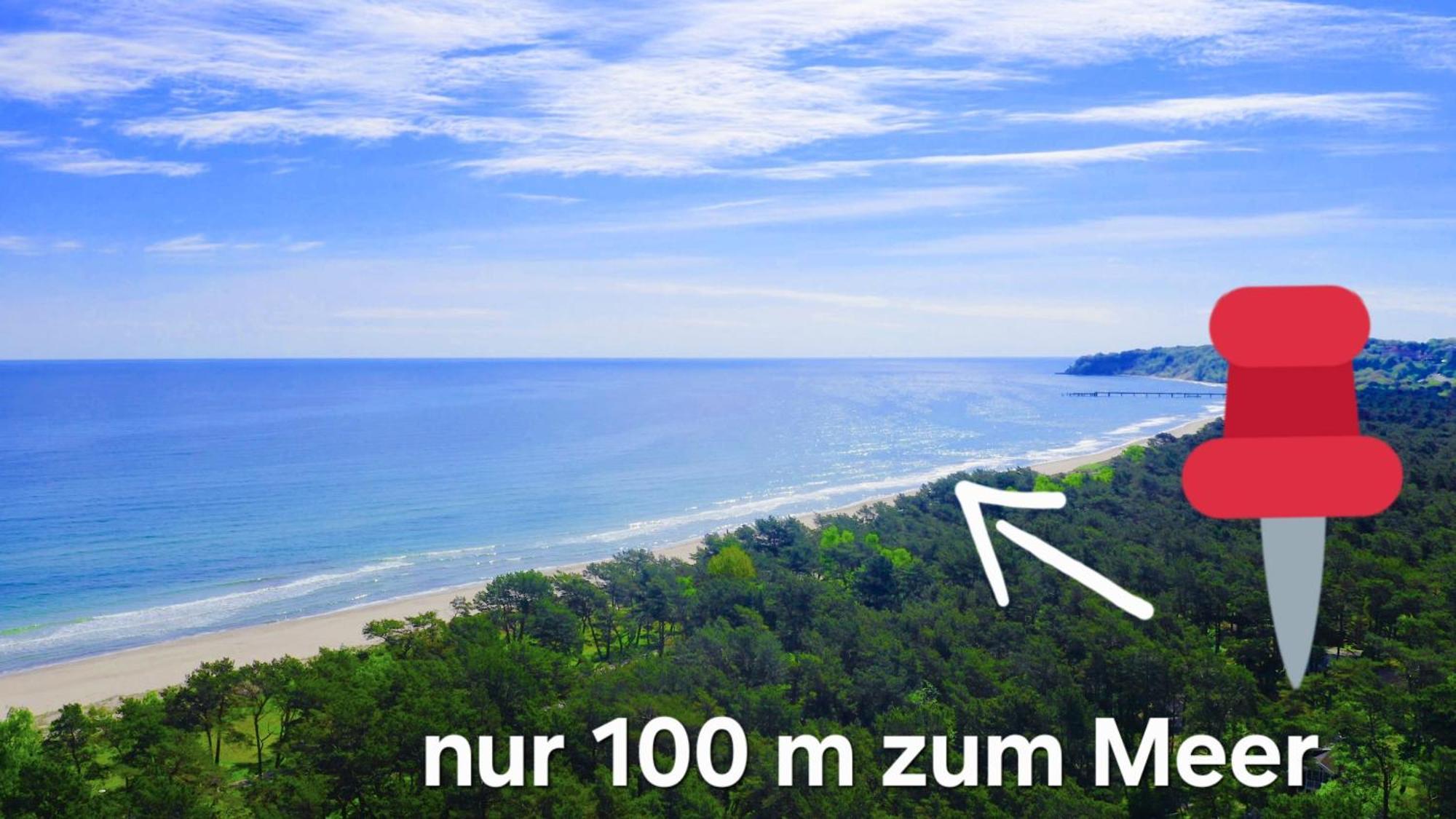 Pink Und Meer - Meerblick, Sauna, Kamin & Whirlpool Baabe Eksteriør billede