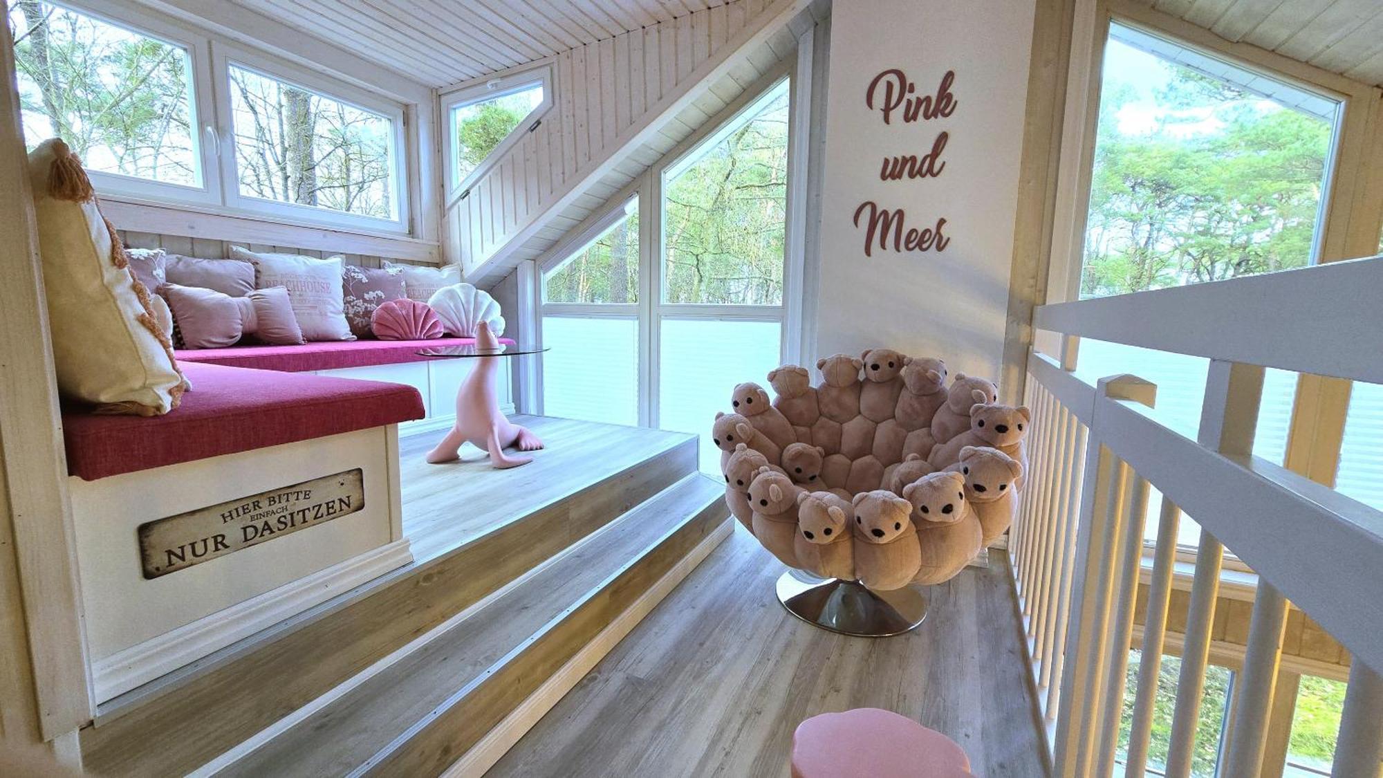 Pink Und Meer - Meerblick, Sauna, Kamin & Whirlpool Baabe Eksteriør billede