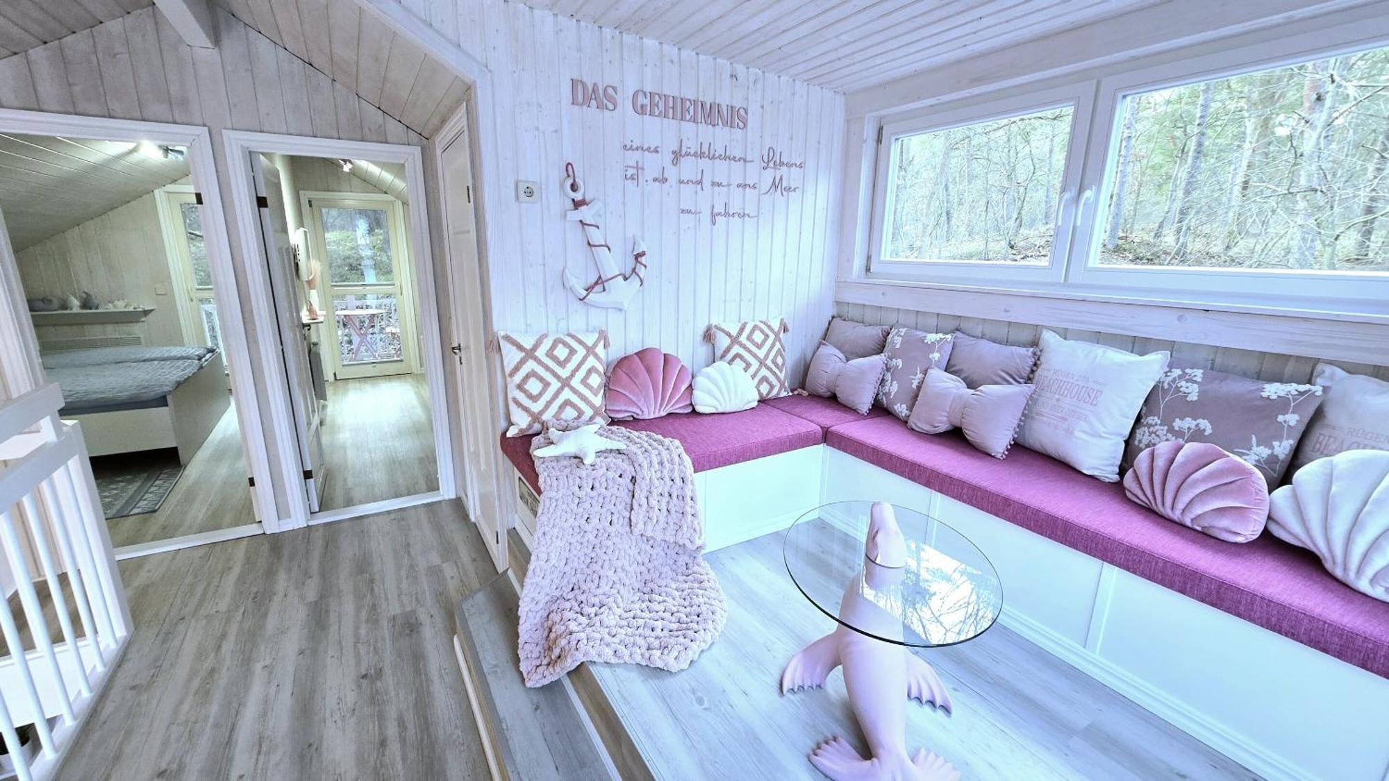 Pink Und Meer - Meerblick, Sauna, Kamin & Whirlpool Baabe Eksteriør billede