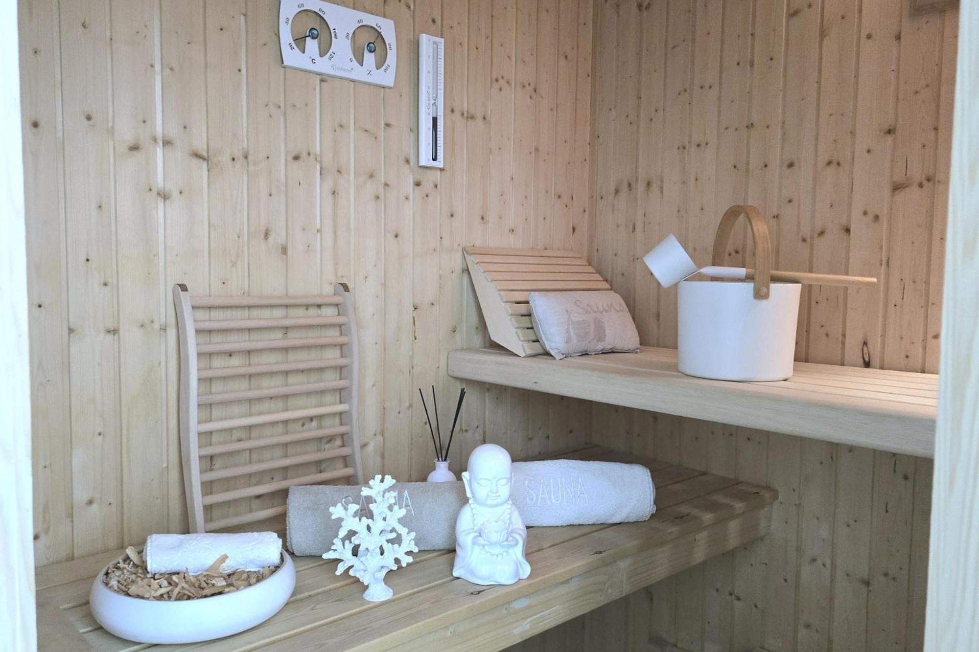 Pink Und Meer - Meerblick, Sauna, Kamin & Whirlpool Baabe Eksteriør billede