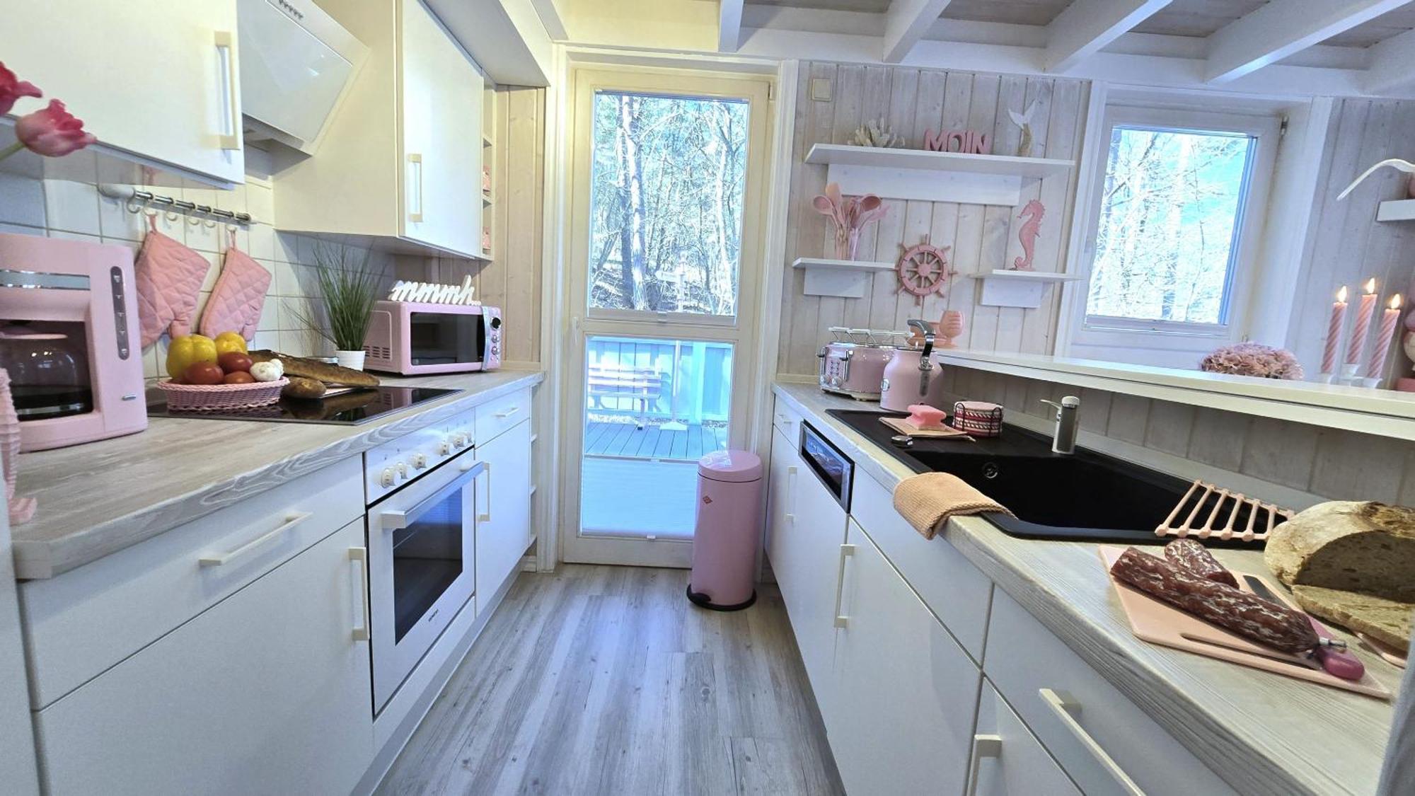 Pink Und Meer - Meerblick, Sauna, Kamin & Whirlpool Baabe Eksteriør billede
