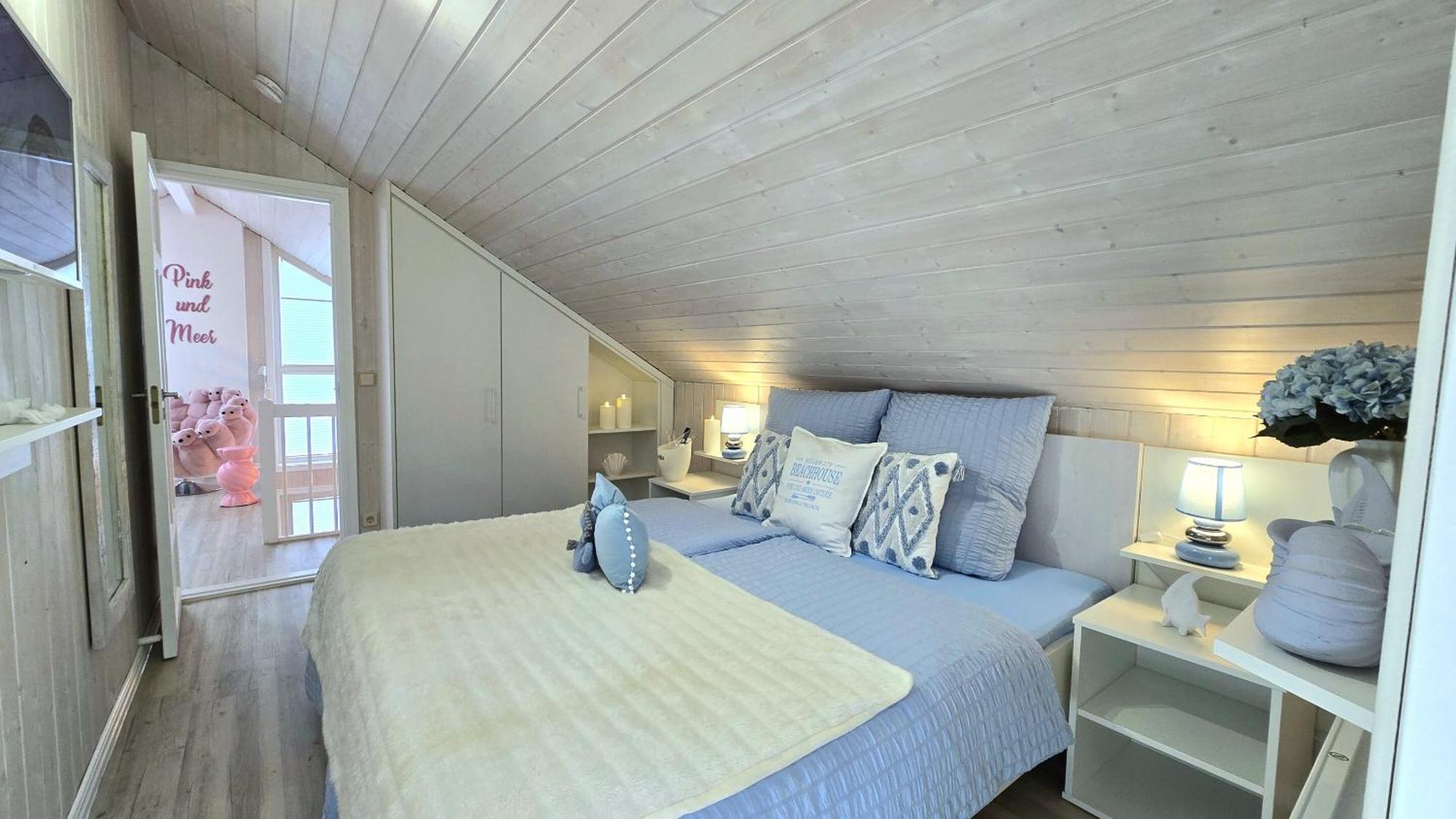 Pink Und Meer - Meerblick, Sauna, Kamin & Whirlpool Baabe Eksteriør billede