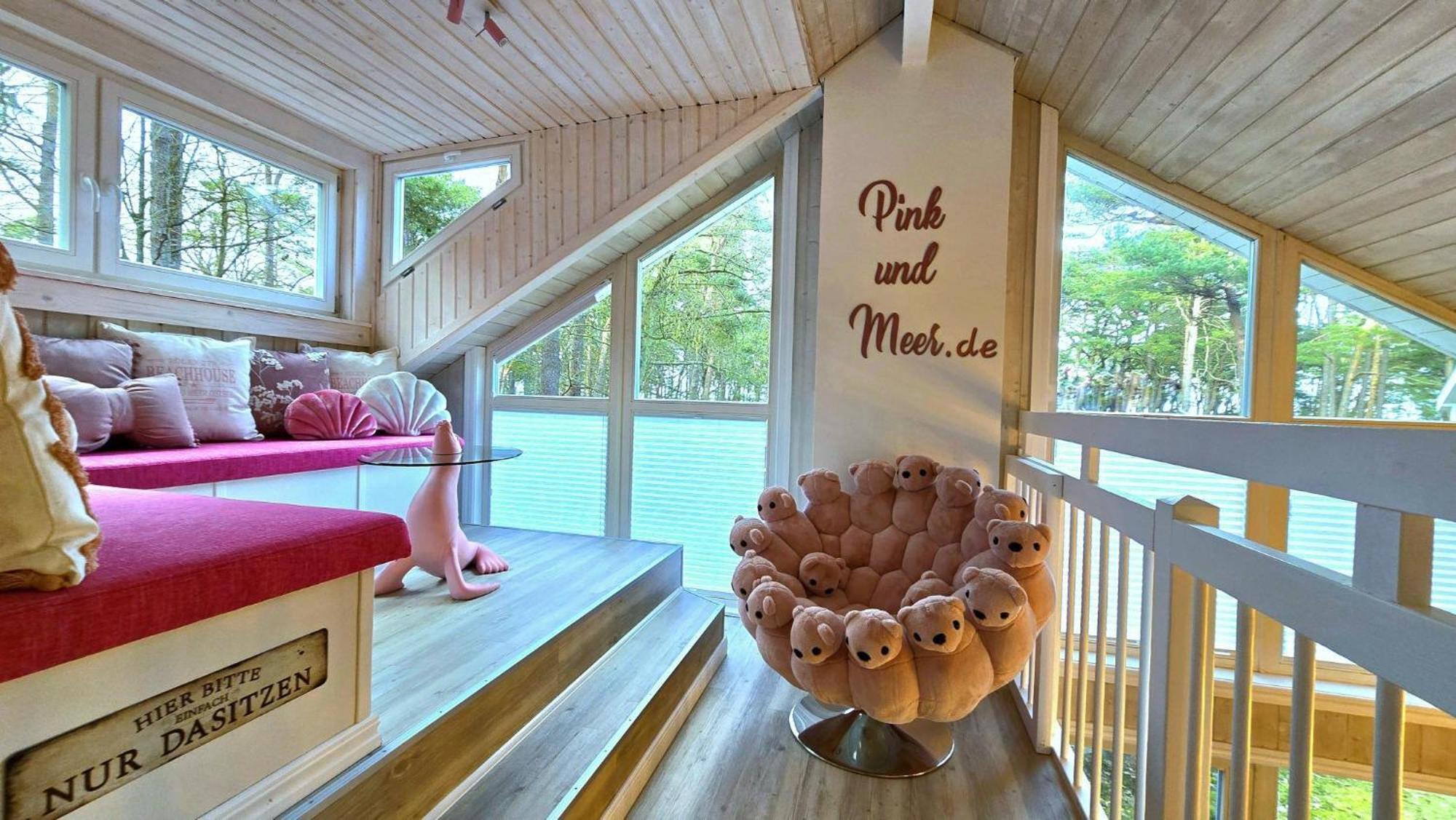 Pink Und Meer - Meerblick, Sauna, Kamin & Whirlpool Baabe Eksteriør billede